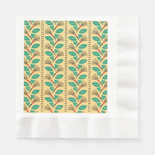 Art Deco Kletternde Erdbeerranken Serviette