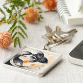 Art Deco Koi Schlüsselanhänger (Seite)