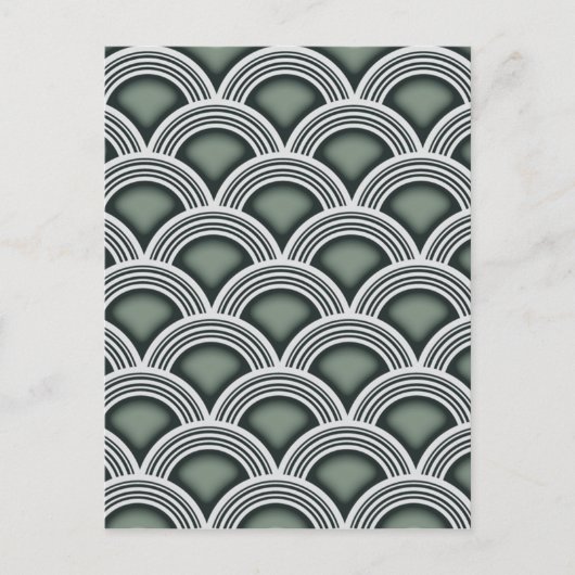 Art-Deco-Konzentrat Postkarte (Vorderseite)