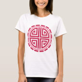 Art Deco Kreis T-Shirt (Vorderseite)