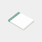 Art-Deco-Kreise und Diamanten Post-it Klebezettel (angewinkelt)
