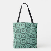 Art-Deco-Kreise und Diamanten Tasche (Rückseite)