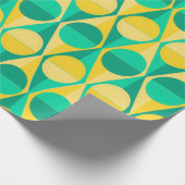 Art-Deco-Kreise und Dreiecke Geschenkpapier (Ecke)