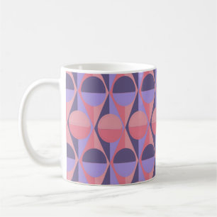Art-Deco-Kreise und Dreiecke Kaffeetasse