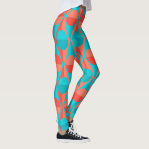 Art-Deco-Kreise und Dreiecke Leggings