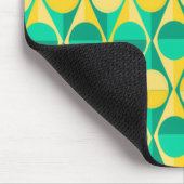 Art-Deco-Kreise und Dreiecke Mousepad (Ecke)