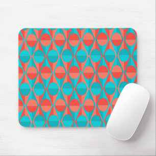 Art-Deco-Kreise und Dreiecke Mousepad