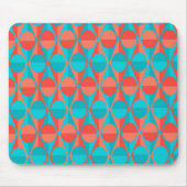 Art-Deco-Kreise und Dreiecke Mousepad (Vorne)