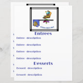 Art Deco Küche Bistro Personalisiert (Vorne/Hinten)