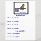 Art Deco Küche Bistro Personalisiert (Vorderseite)