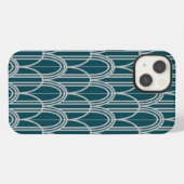 Art Deco Kuppeln iPhone Hülle (Rückseite (Horizontal))