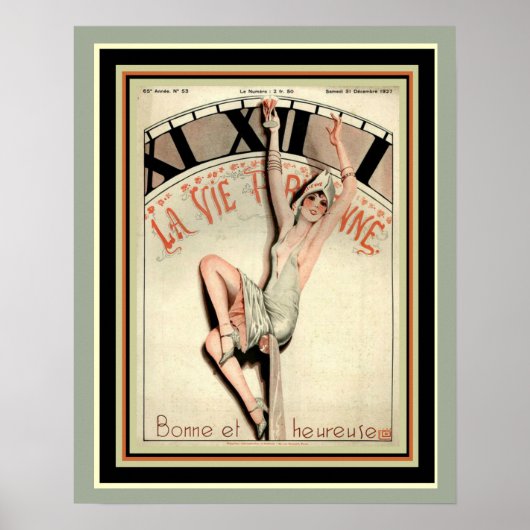 Art Deco La Vie Parisienne 16 x 20 Poster (Vorne)
