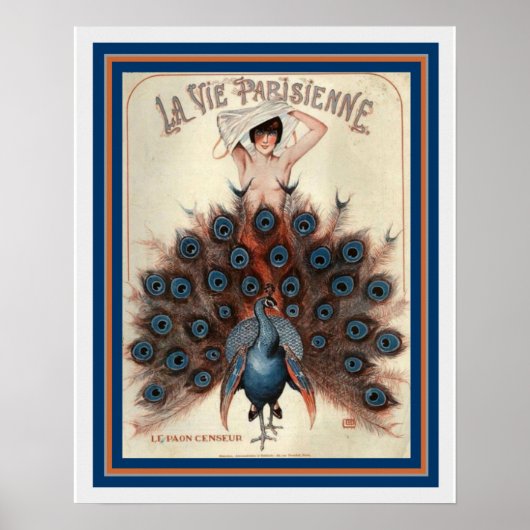 Art Deco La Vie Parisienne 16 x 20 Poster (Vorne)