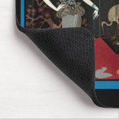 Art Deco Lady and Storks Mousepad (Ecke)