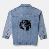 Art Deco Lady Denim Jacket Jeansjacke (Rückseite)