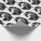 Art Deco Lady Geschenkpapier (Ecke)