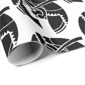 Art Deco Lady Geschenkpapier (Rolleneckpunkt)