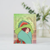 Art Deco Lady - GINELLE - Weihnachten (Stehend Vorderseite)