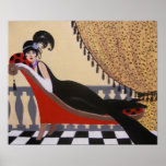 ART DECO LADY ON THE LOUNGE POSTER<br><div class="desc">Original Acrylmalerei von Dian... ... ... .Ein charmantes,  skurriles und Vintages Art-Déco-Gemälde einer Dame,  die sich in einem Salon zurückzieht. Dieses dekorative Gemälde würde überall dort gut aussehen,  wo man es in der Zuhause oder im Büro platziert. Ein tolles Geschenk auch!</div>