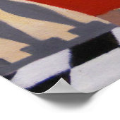 ART DECO LADY ON THE LOUNGE POSTER (Ecke)