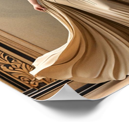 Art Deco Lady Poster (Ecke)