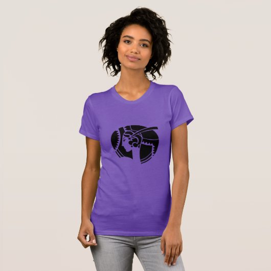 Art Deco Lady T-Shirt (Vorne ganz)