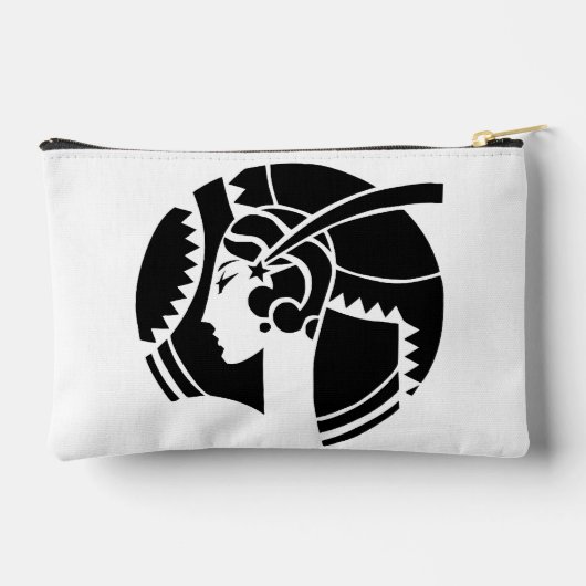 Art Deco Lady Zubehörtasche (Rückseite)