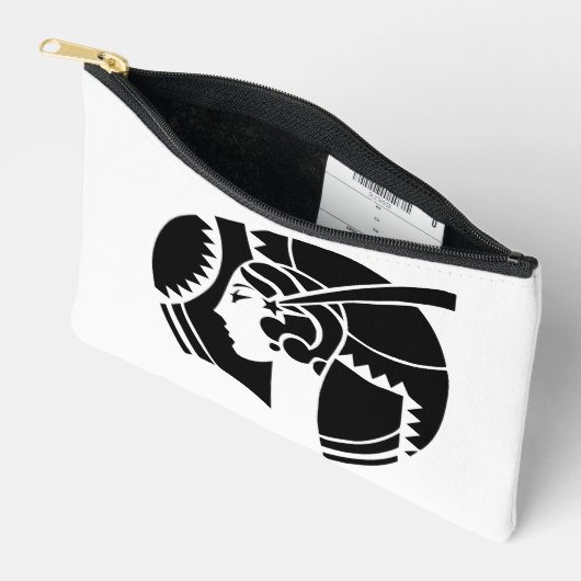 Art Deco Lady Zubehörtasche (Offen)