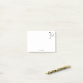 Art Deco Lady's Hand Holding Champagne Glass Post-it Klebezettel (Auf Schreibtisch)