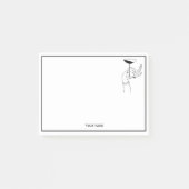 Art Deco Lady's Hand Holding Champagne Glass Post-it Klebezettel (Vorderseite)