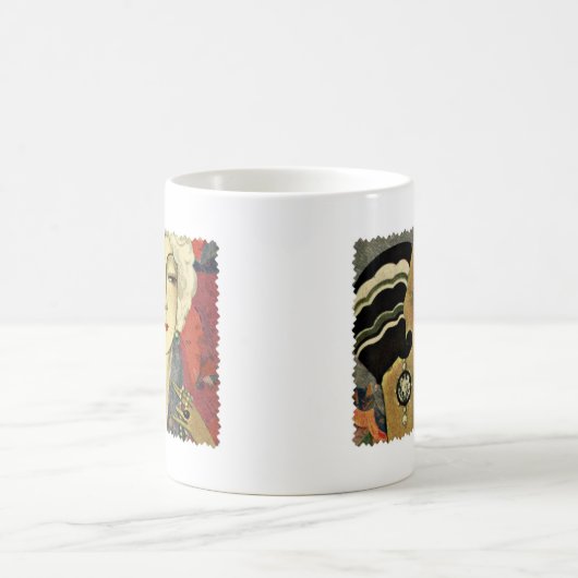 Art Deco Ladys Kaffeetasse (Mittel)
