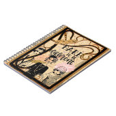 Art Deco Ladys Notizblock (Linke Seite)