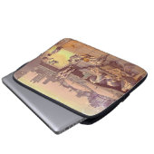 Art Déco Laptopschutzhülle (Vorne Knopf)