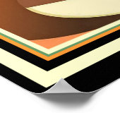 Art Deco Latte Poster 16 x 20 (Ecke)