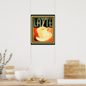 Art Deco Latte Poster 16 x 20 (Küche)