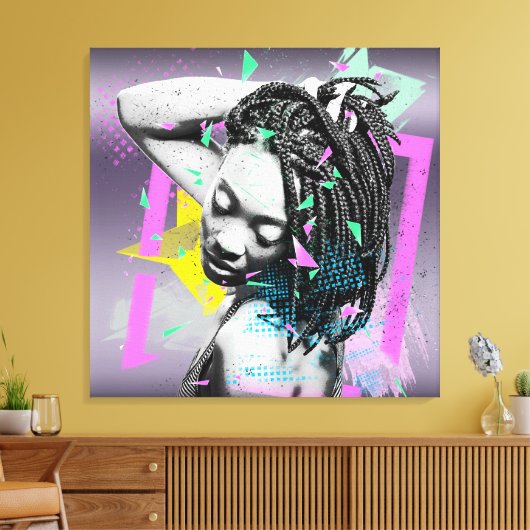 Art Deco Leinwanddruck (Insitu (Wohnzimmer))