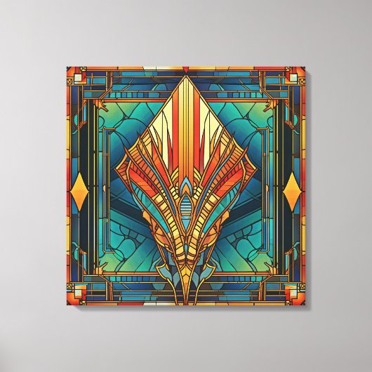 Art Deco-Leinwandkunst Leinwanddruck (Vorderseite)