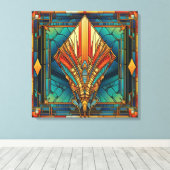 Art Deco-Leinwandkunst Leinwanddruck (Insitu (Holzboden))