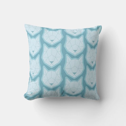 Art Deco - leise Katze Kissen (Vorderseite)