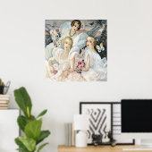 Art Deco - Les femmes fatales Poster (Heimbüro)