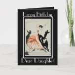 ART DECO "LET'S DANCE" DAUGHTER GREETCARD KARTE<br><div class="desc">KÖNNEN ZOLLT WERDEN.</div>