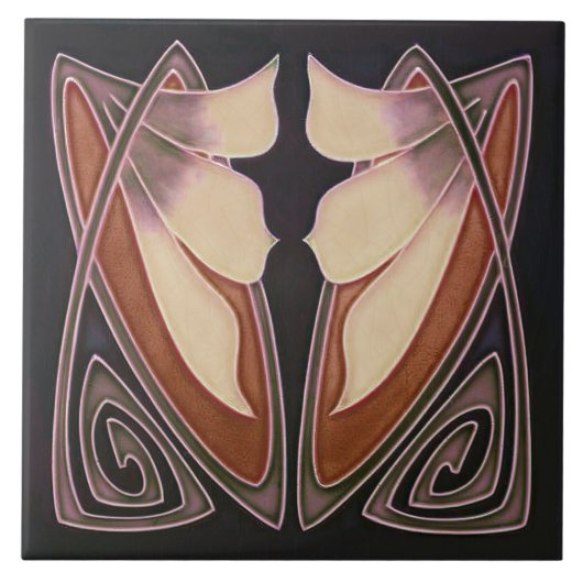 Art Deco Lido Locarno Fliese (Vorderseite)