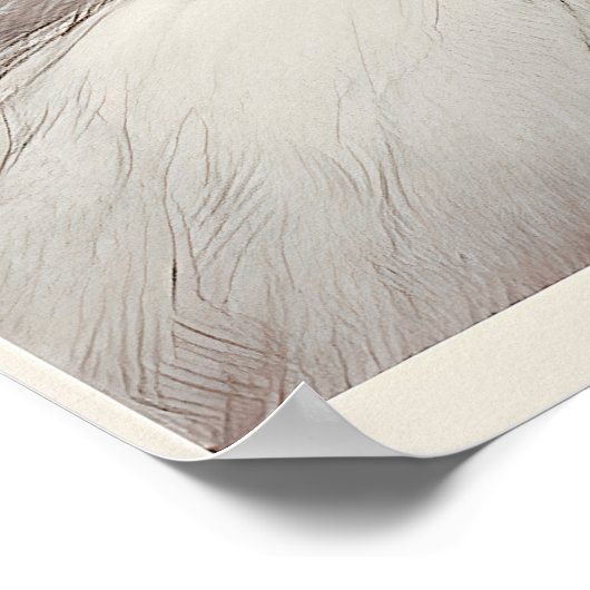 Art Déco, Liebe Blossom Poster (Ecke)