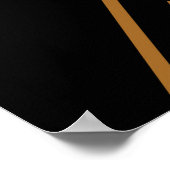 Art Deco Liebe Herzrasse Poster (Ecke)
