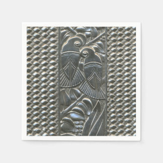 Art Deco Liebesvögel Papier Servietten