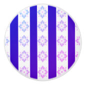 Art Deco Lila Keramik Pull Keramikknauf (Vorderseite)