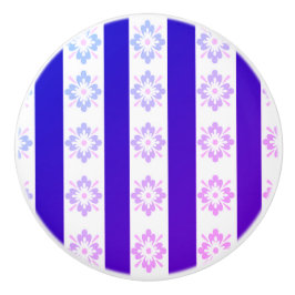 Art Deco Lila Keramik Pull Keramikknauf