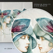 Art Deco Lila Lilies Wine tasting in der Fattoria Fliese