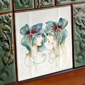 Art Deco Lila Lilies Wine tasting in der Fattoria Fliese