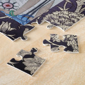 Art Déco Lila Puzzle (Seite)